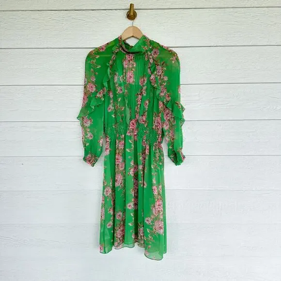 pinko dress green Girls - Khaki Green Cotton Flax Princess Line Short Dress 20